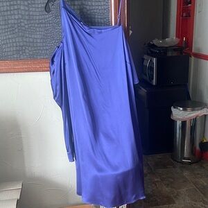 Parker One Shoulder Royal Blue Dress